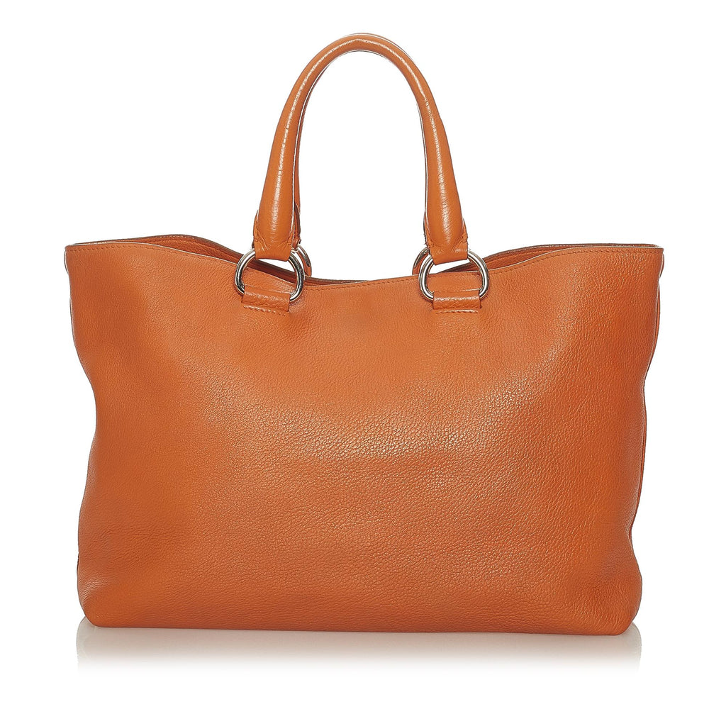 Prada Leather Satchel (SHG-27633)