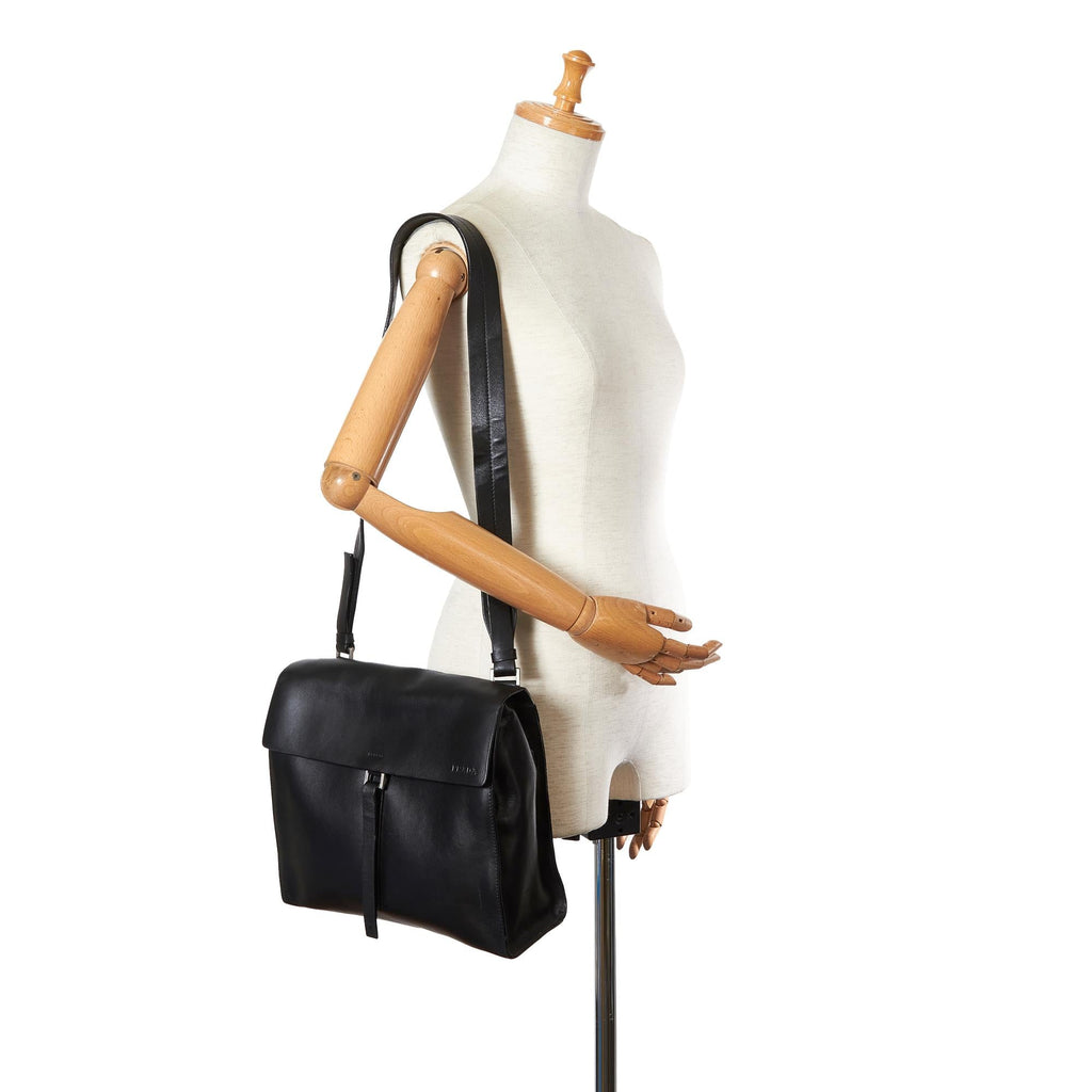 Prada Leather Shoulder Bag (SHG-26479)