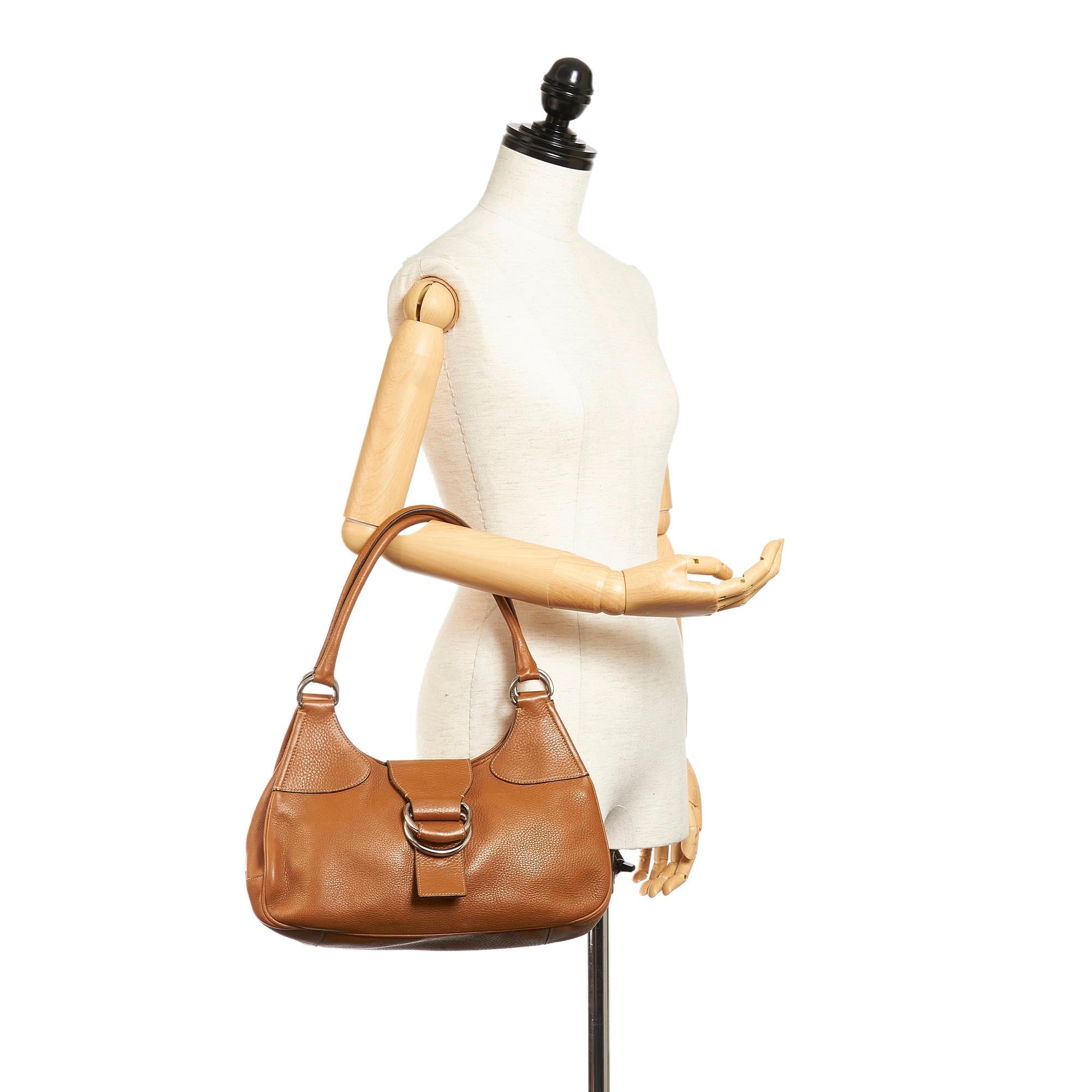 Prada Leather Shoulder Bag (SHG-27694)