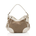 Prada Logo Jacquard Hobo (SHF-15887)