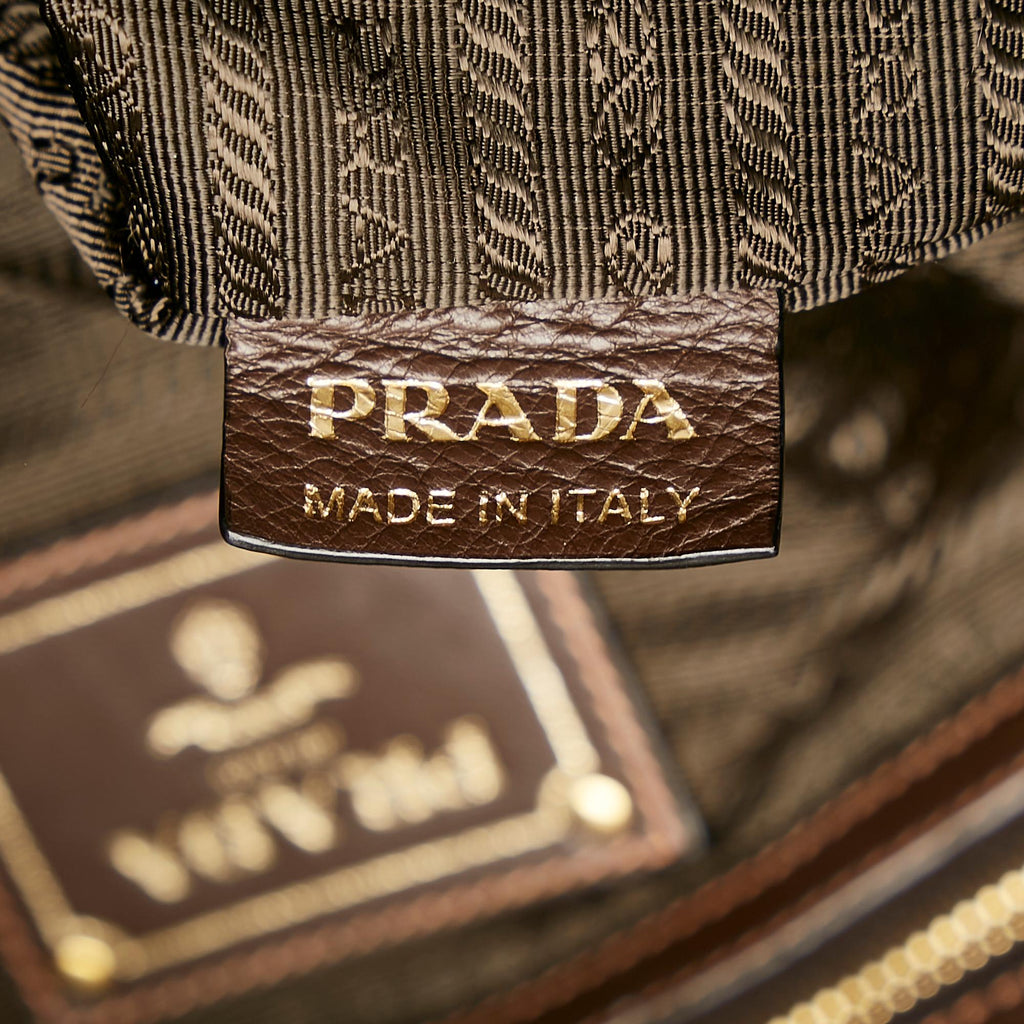 Prada Logo Tessuto Drawstring Tote Bag (SHG-25209)