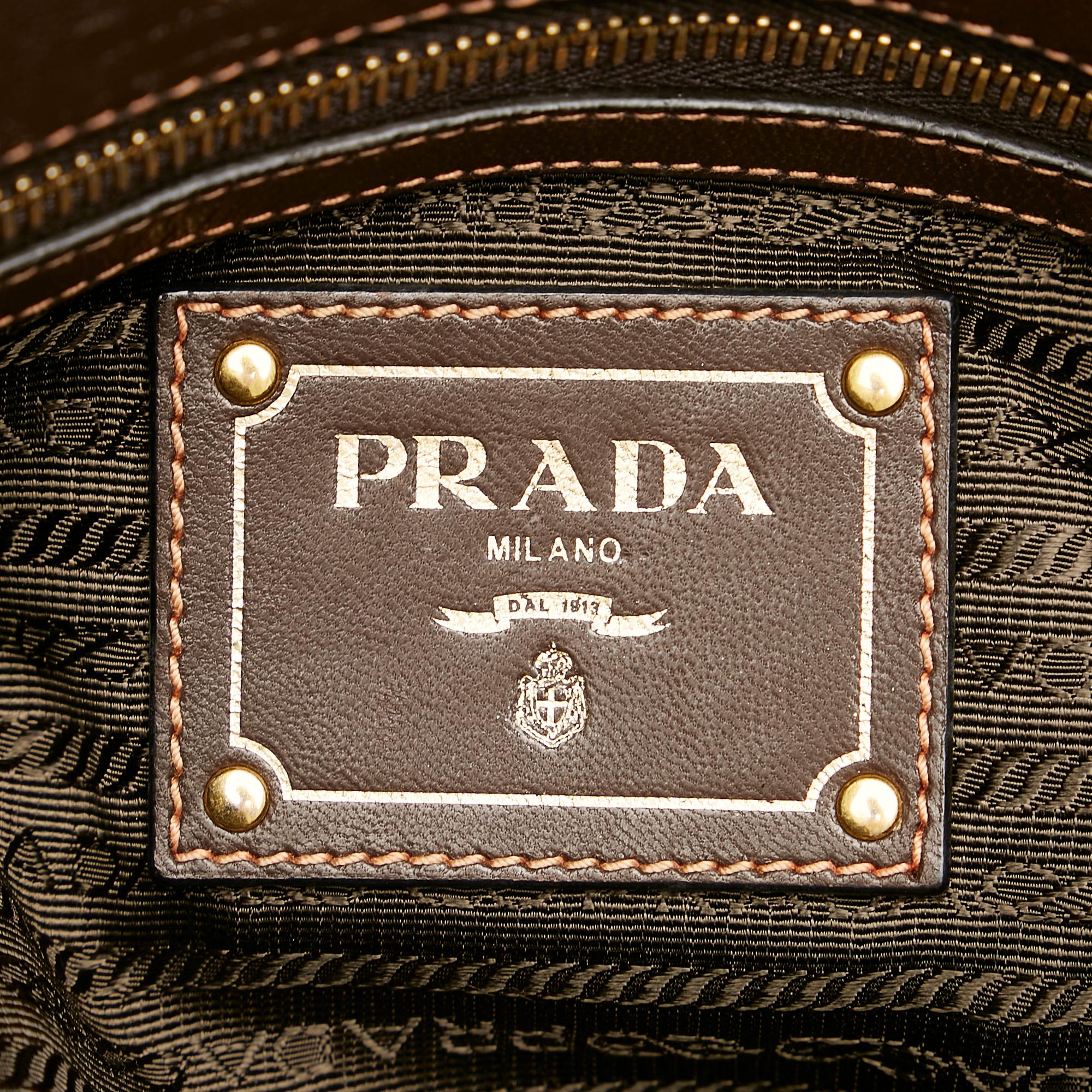 Prada Logo Tessuto Drawstring Tote Bag (SHG-25209)