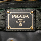Prada Logo Tessuto Drawstring Tote Bag (SHG-26861)
