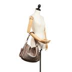 Prada Metallic Leather Shoulder Bag (SHG-27094)