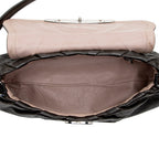Prada Nappa Embellished Pushlock Shoulder Bag (SHF-18341)