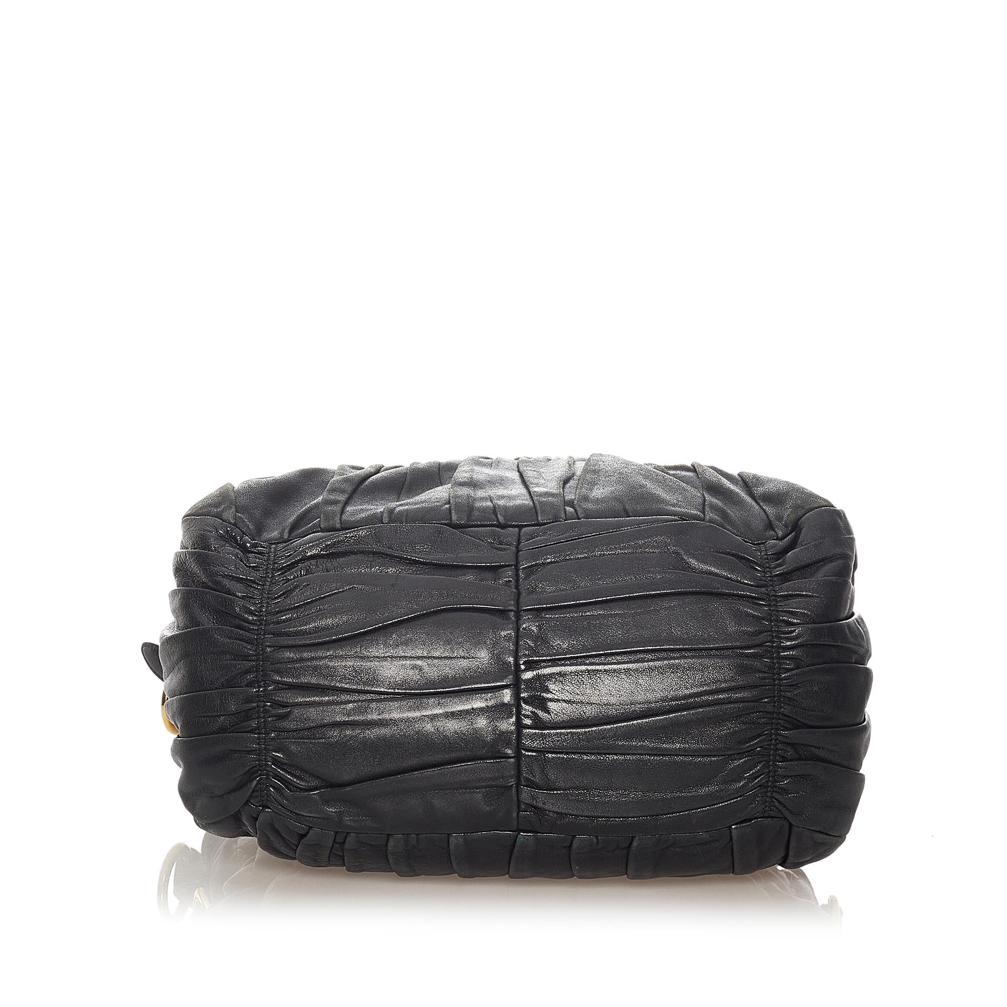 Prada Nappa Gaufre Satchel (SHG-27237)