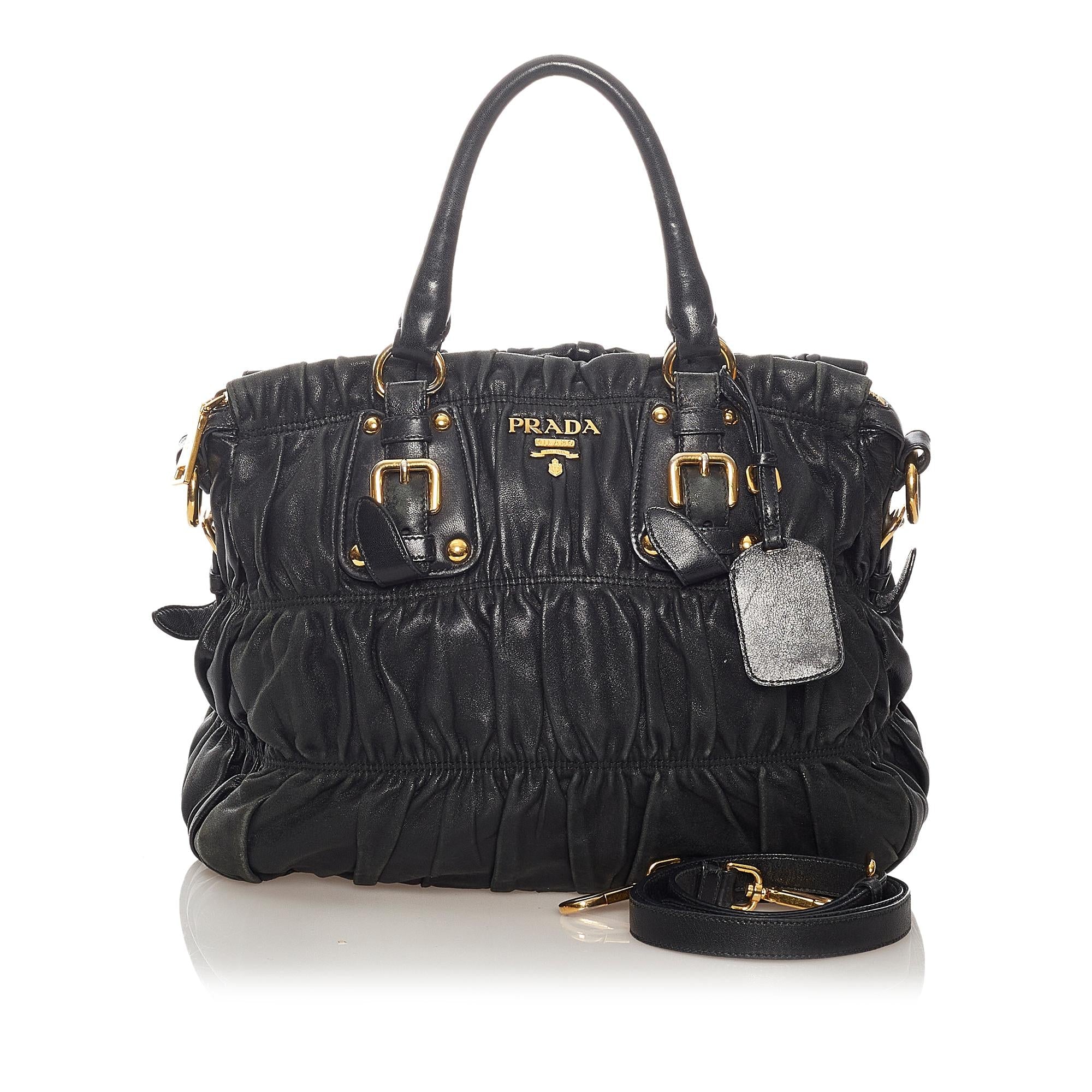 Prada Nappa Gaufre Satchel (SHG-27237)