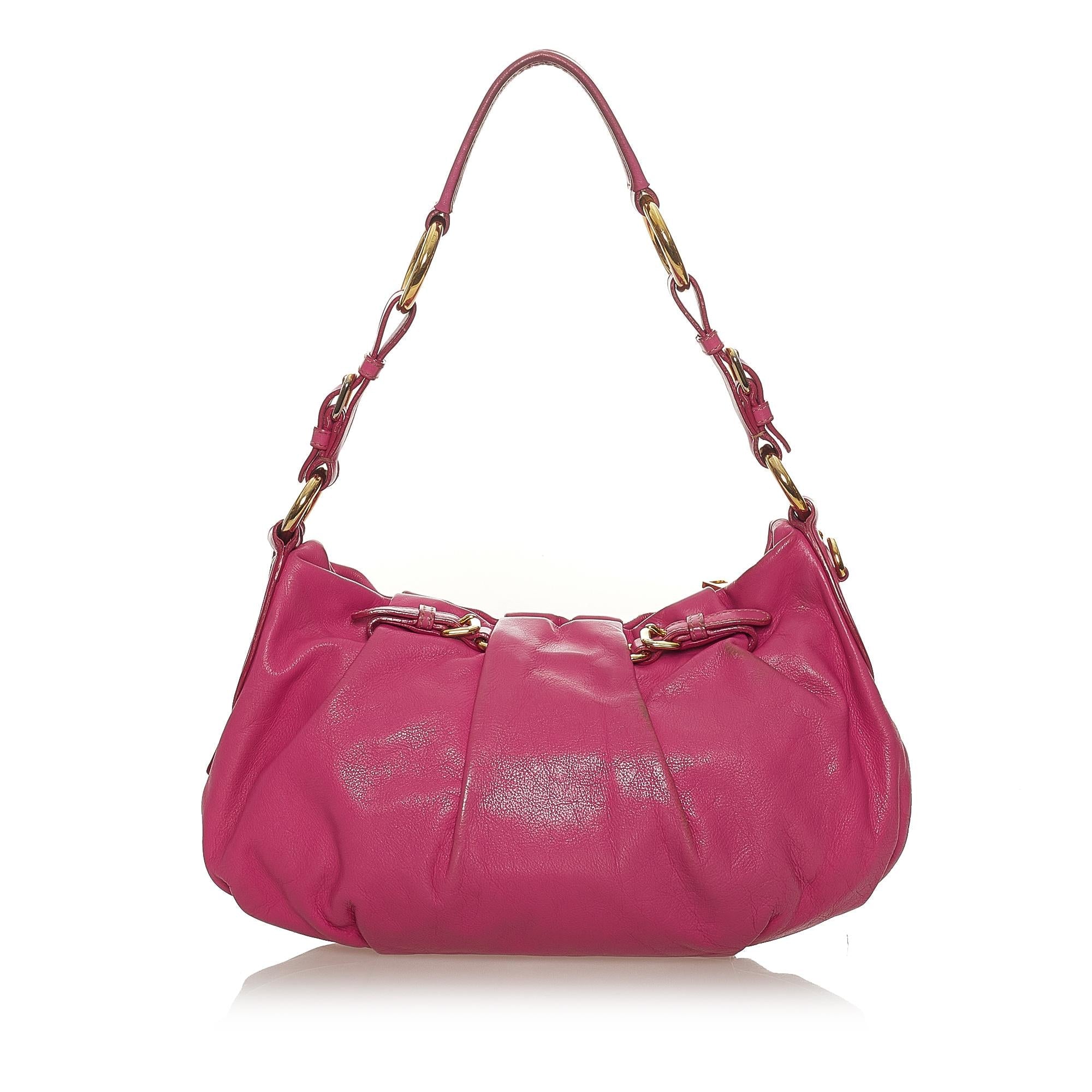 Prada Nappa Leather Baguette (SHG-28037)