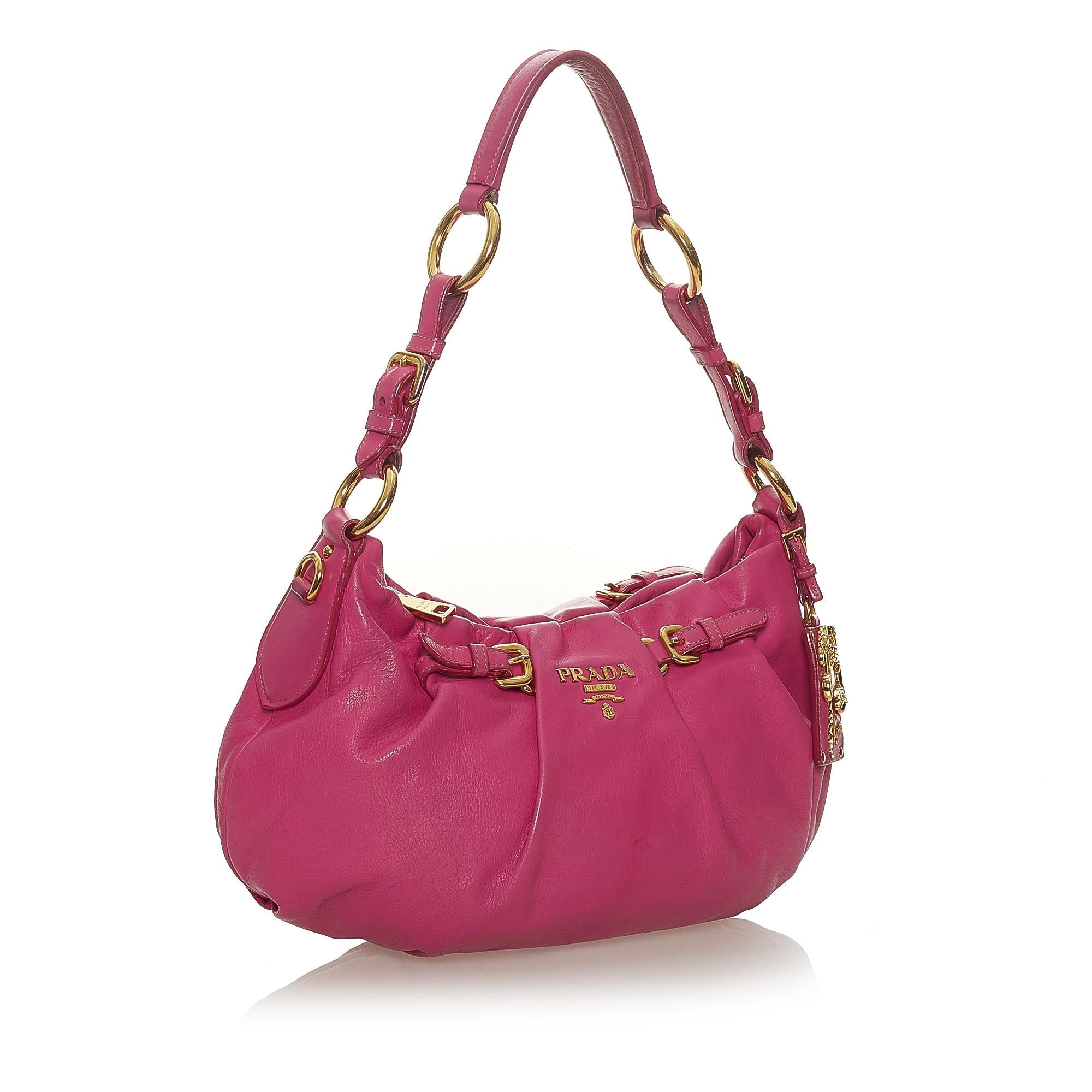 Prada Nappa Leather Baguette (SHG-28037)