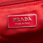 Prada Ostrich Trimmed Dome Handbag (SHG-24969)