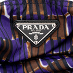 Prada Patterned Reversible Tessuto Tote (SHF-14675)