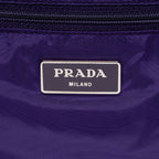 Prada Patterned Reversible Tessuto Tote (SHF-14675)