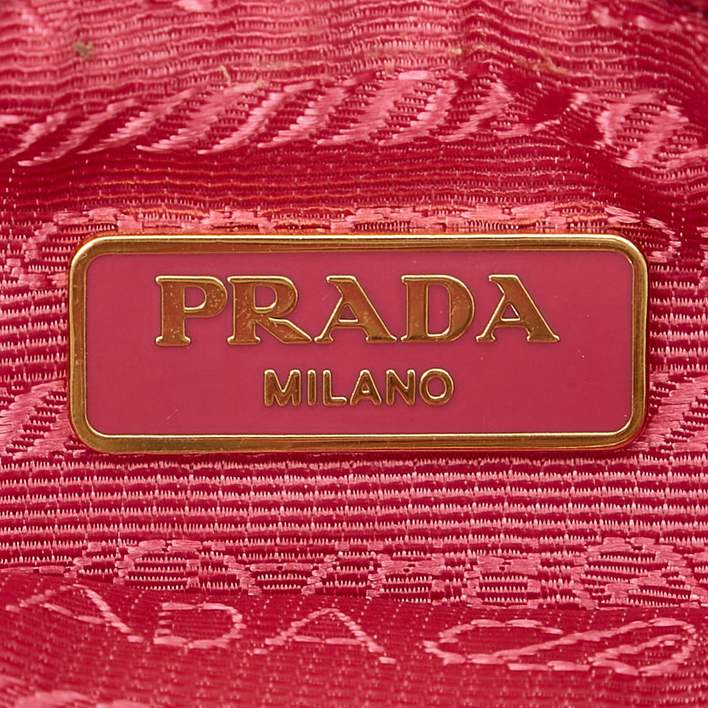 Prada Perforated Vinyl Satchel (SHG-25179)