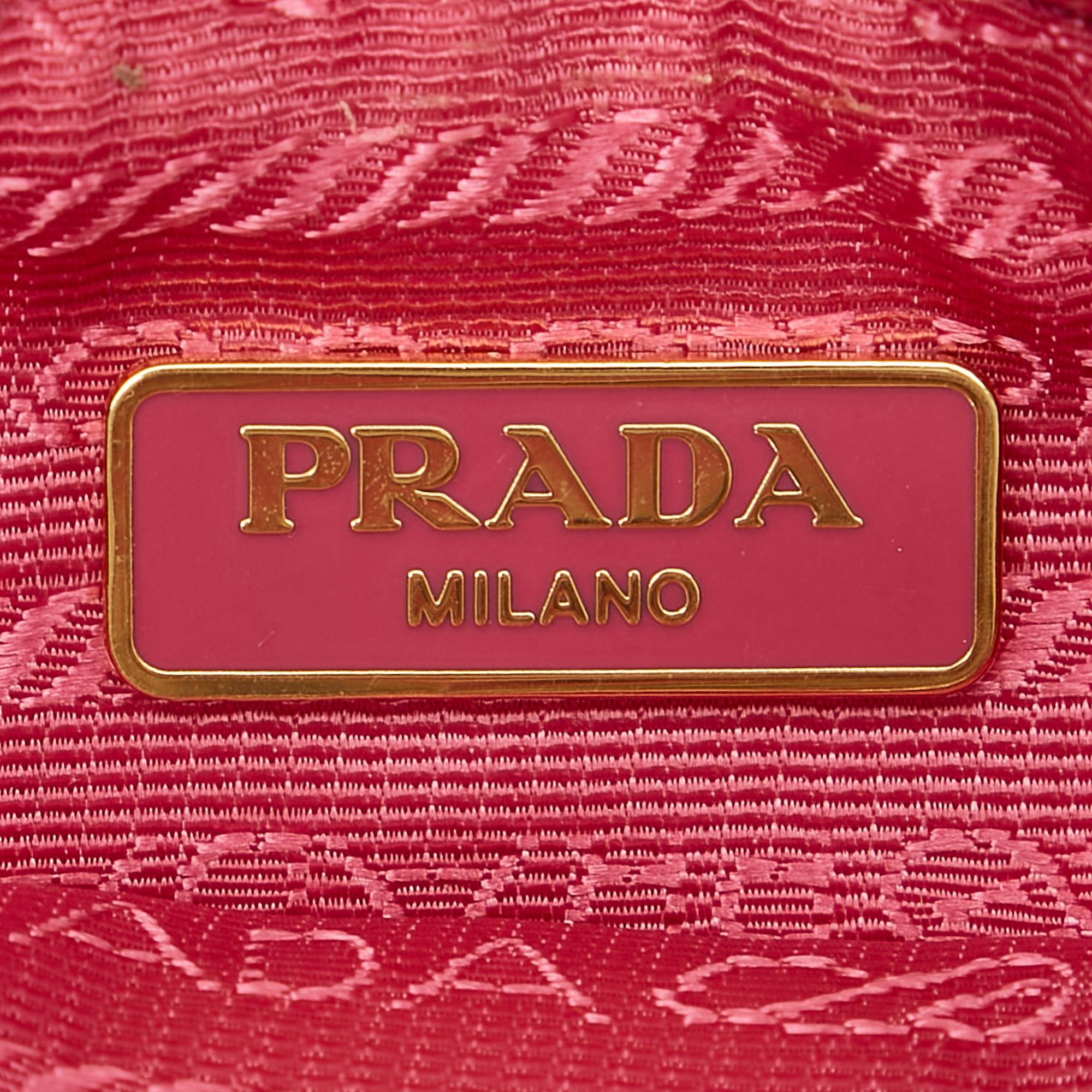 Prada Perforated Vinyl Satchel (SHG-25179)