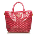 Prada Perforated Vinyl Satchel (SHG-25179)