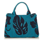 Prada Printed Canvas Satchel (SHG-27800)