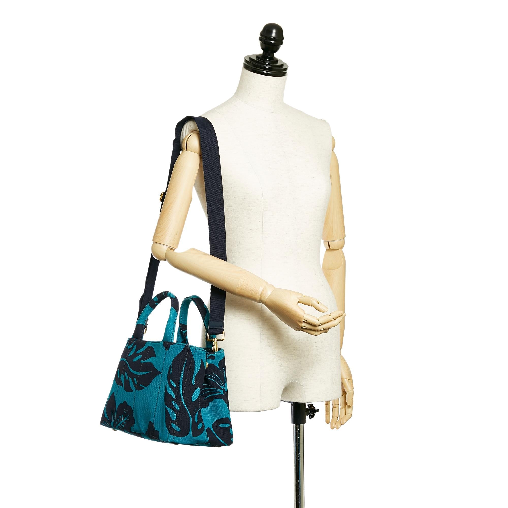 Prada Printed Canvas Satchel (SHG-27800)