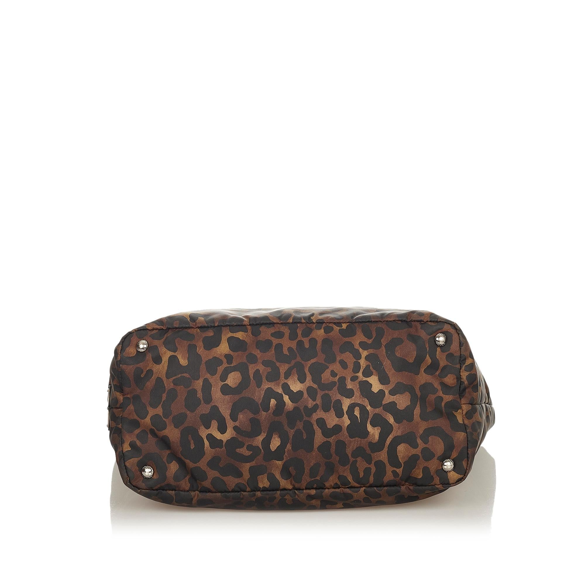 Prada Printed Tessuto Satchel (SHG-24964)
