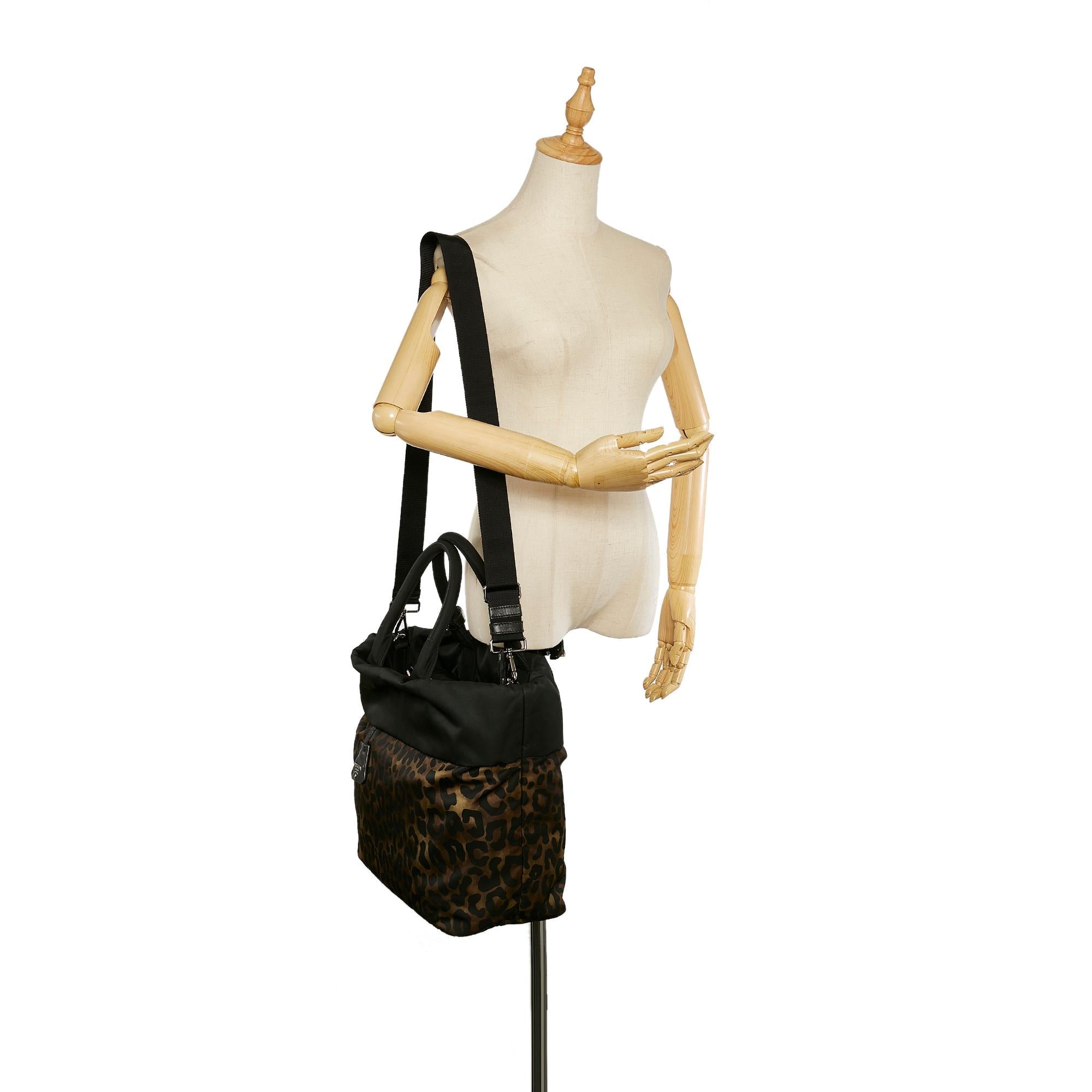 Prada Printed Tessuto Satchel (SHG-24964)