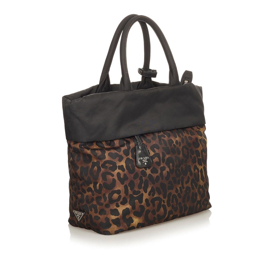 Prada Printed Tessuto Satchel (SHG-24964)