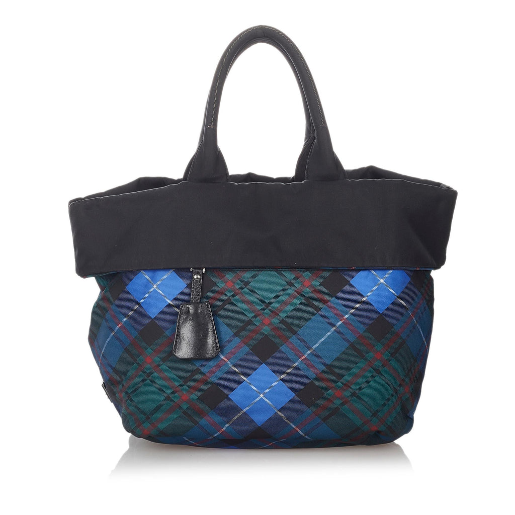 Prada Printed Tessuto Satchel (SHG-27093)