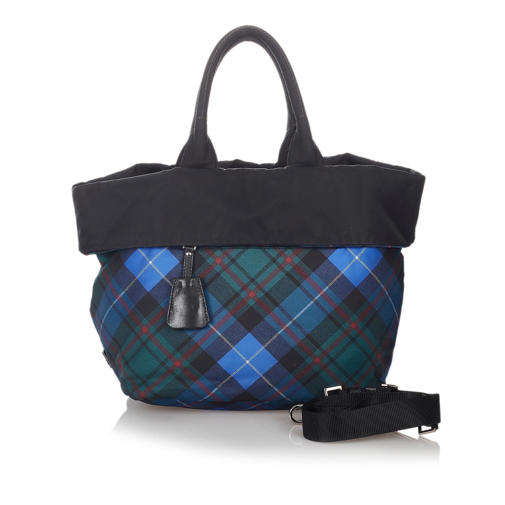 Prada Printed Tessuto Satchel (SHG-27093)