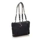 Prada Quilted Tessuto Chain Shoulder Bag (SHG-27691)