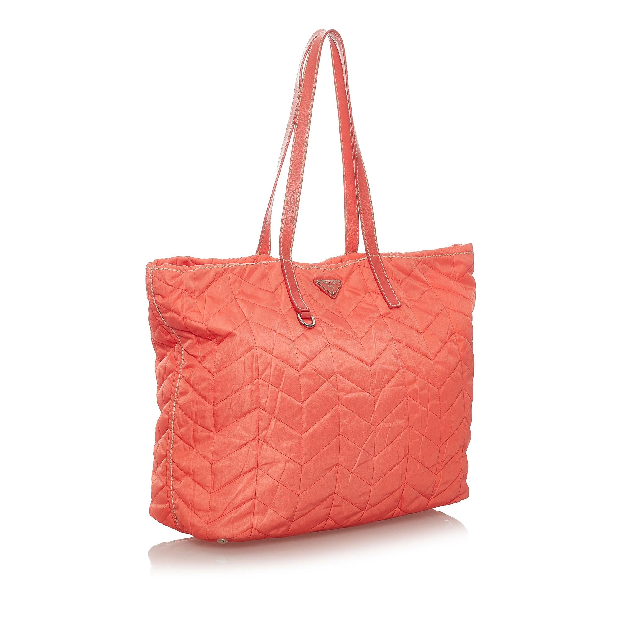 Prada Quilted Tessuto Tote Bag (SHG-27623)