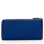 Prada Quilted Tessuto Zip Around Wallet (SHF-18240)