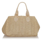 Prada Raffia Satchel (SHG-22890)