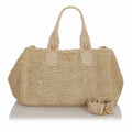Prada Raffia Satchel (SHG-22890)