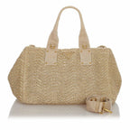 Prada Raffia Satchel (SHG-22890)