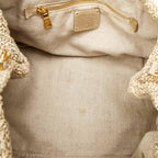 Prada Raffia Satchel (SHG-22890)
