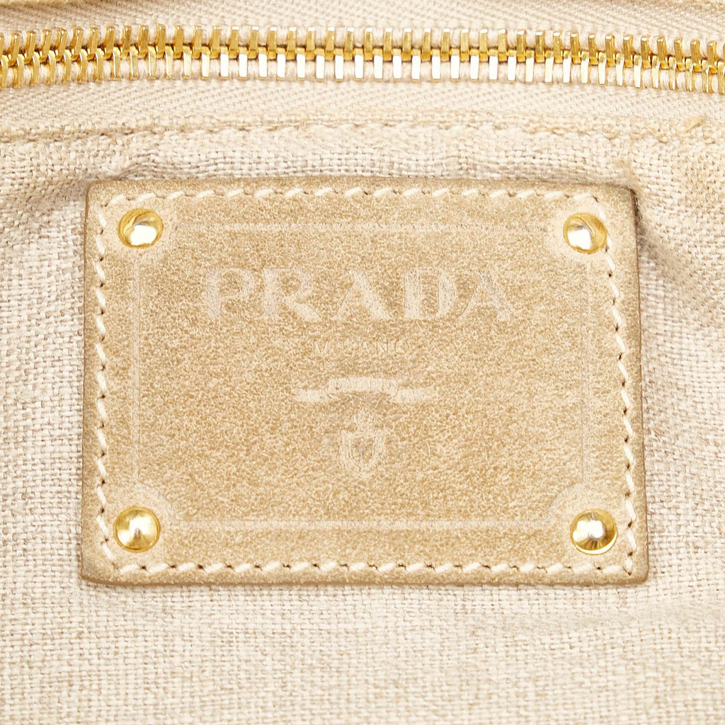Prada Raffia Satchel (SHG-22890)