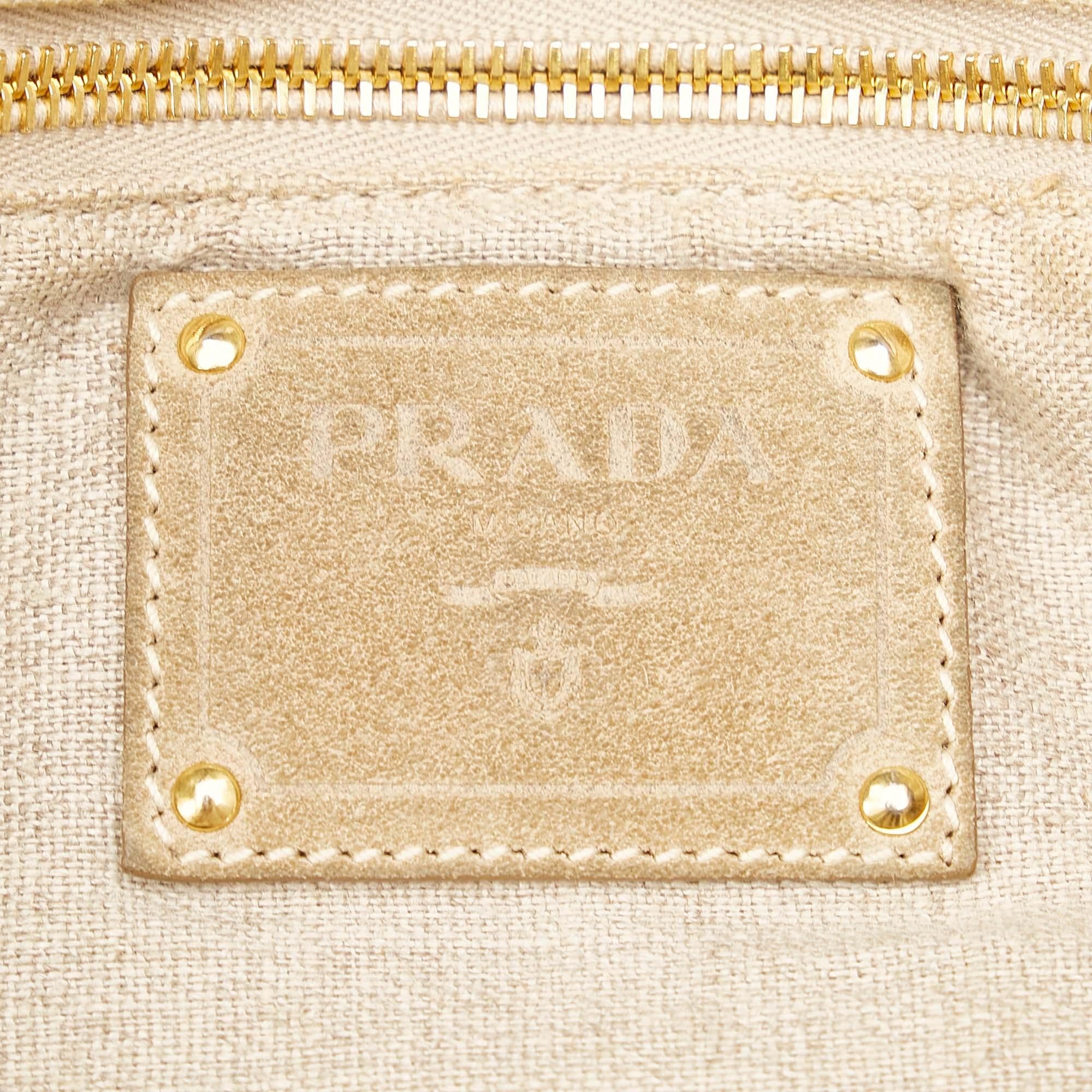 Prada Raffia Satchel (SHG-22890)