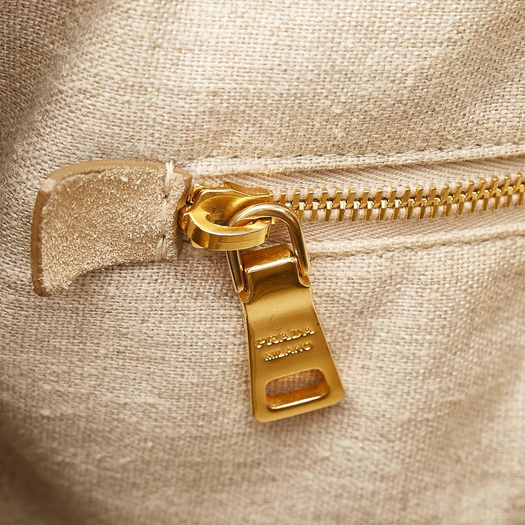 Prada Raffia Satchel (SHG-22890)
