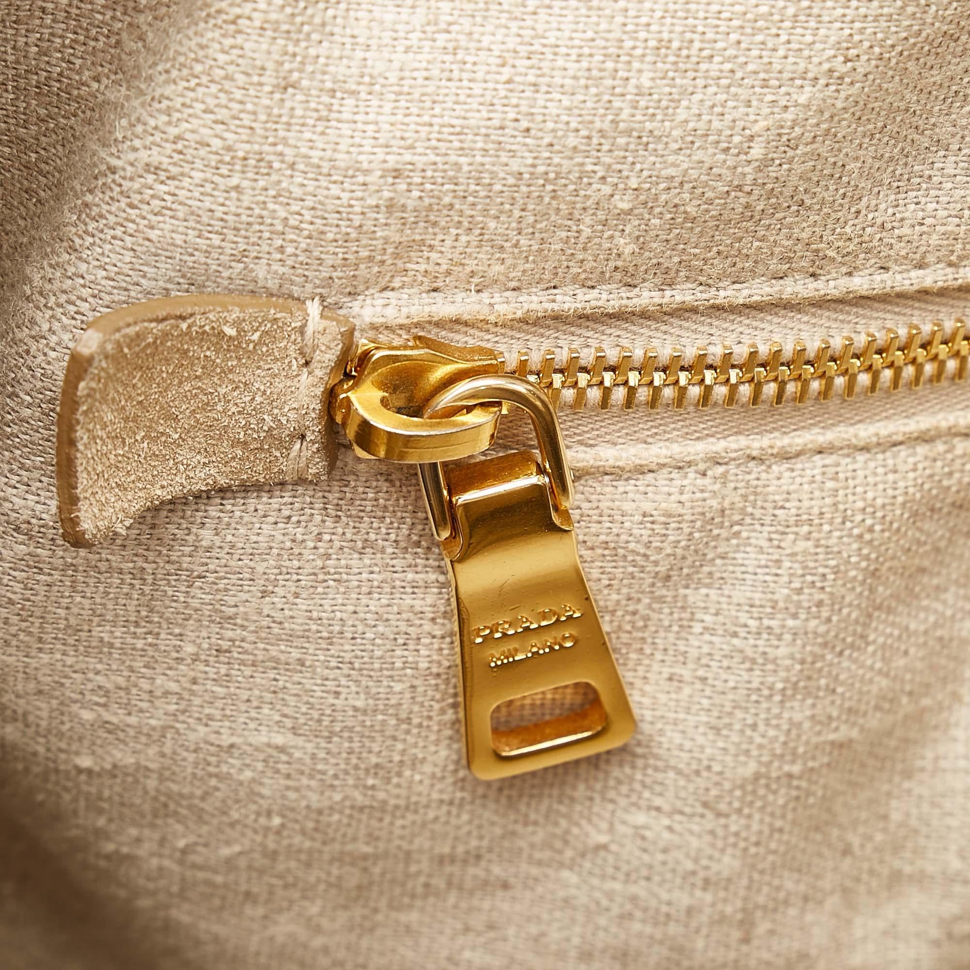 Prada Raffia Satchel (SHG-22890)