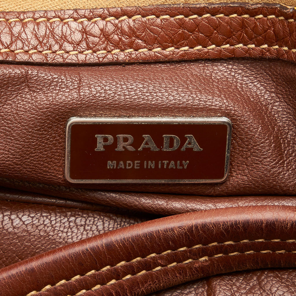 Prada Raffia Shoulder Bag (SHG-24968)