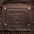 Prada Ruffled Leather Tote Bag (SHG-28483)