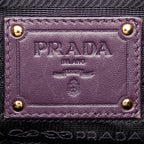 Prada Ruffled Tessuto Tote Bag (SHG-27502)