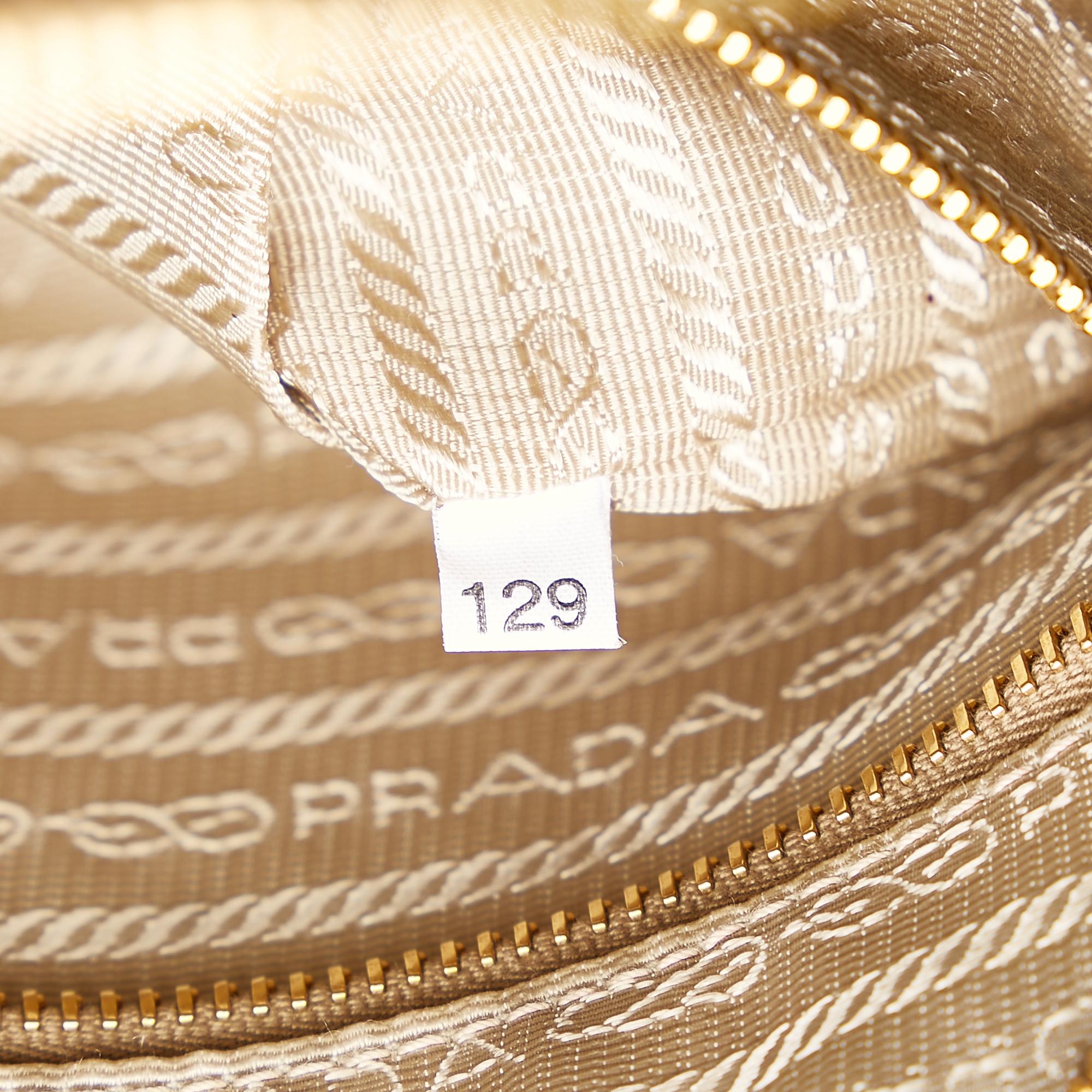 Prada Saffiano Bauletto Handbag (SHG-27875)