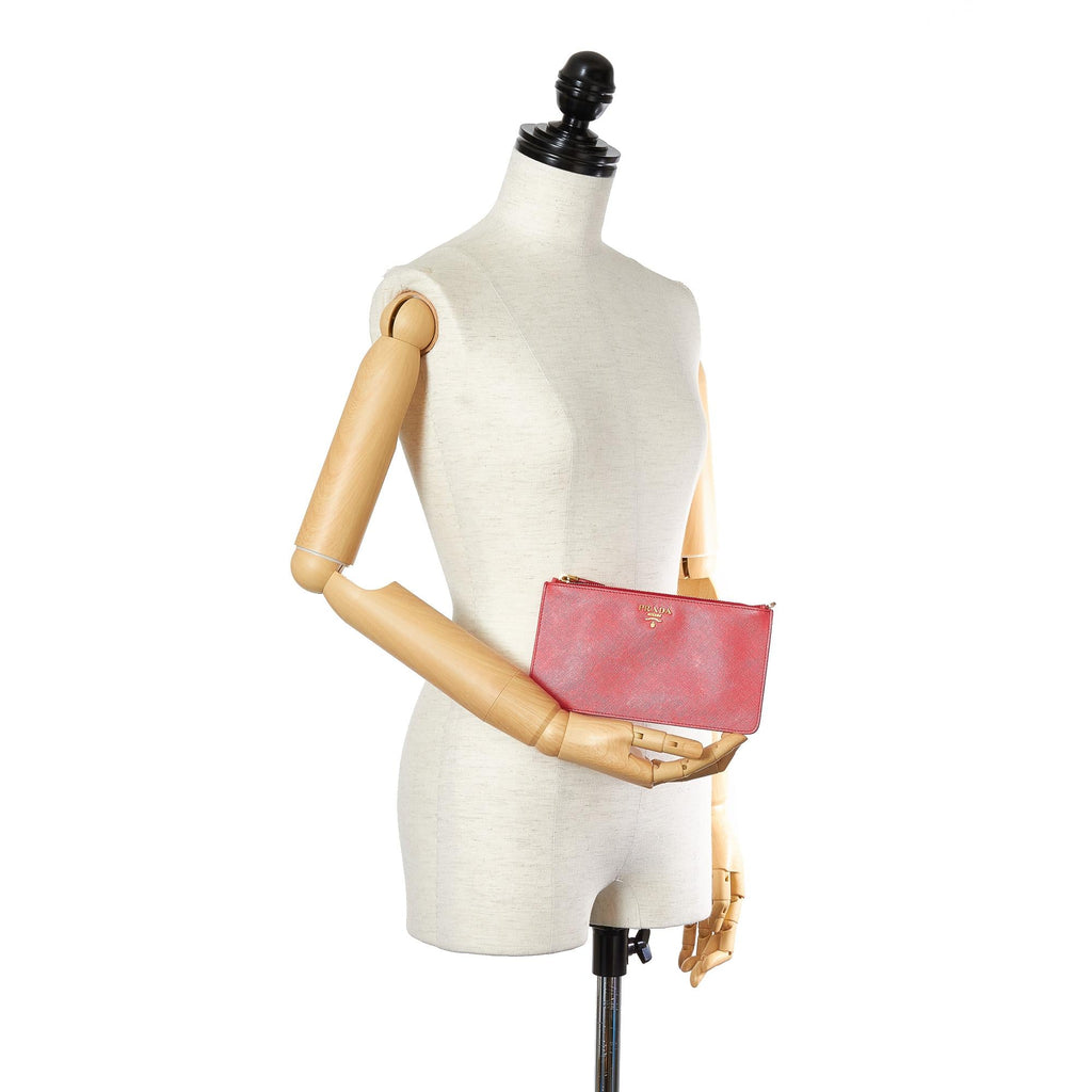 Prada Saffiano Clutch Bag (SHG-24717)