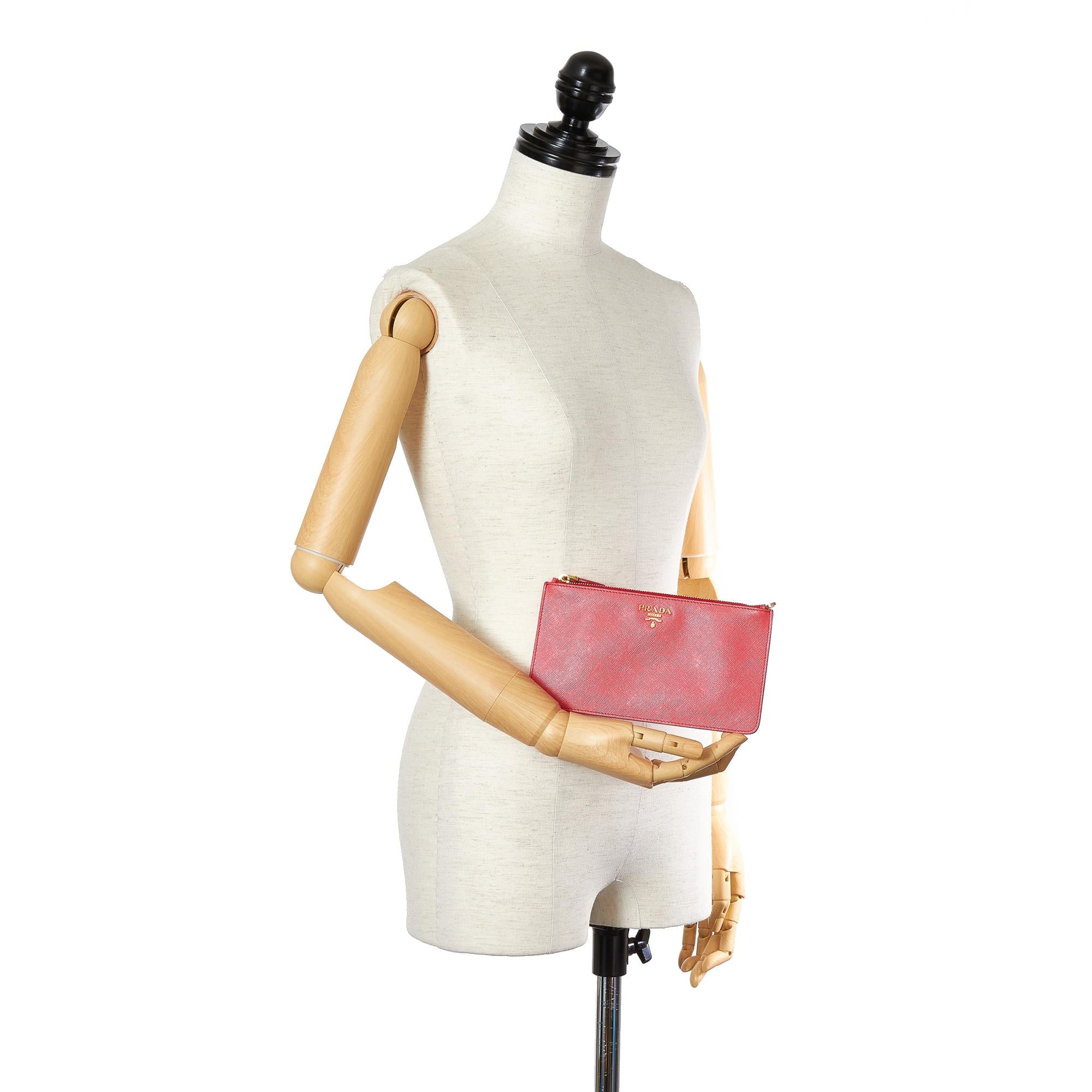 Prada Saffiano Clutch Bag (SHG-24717)