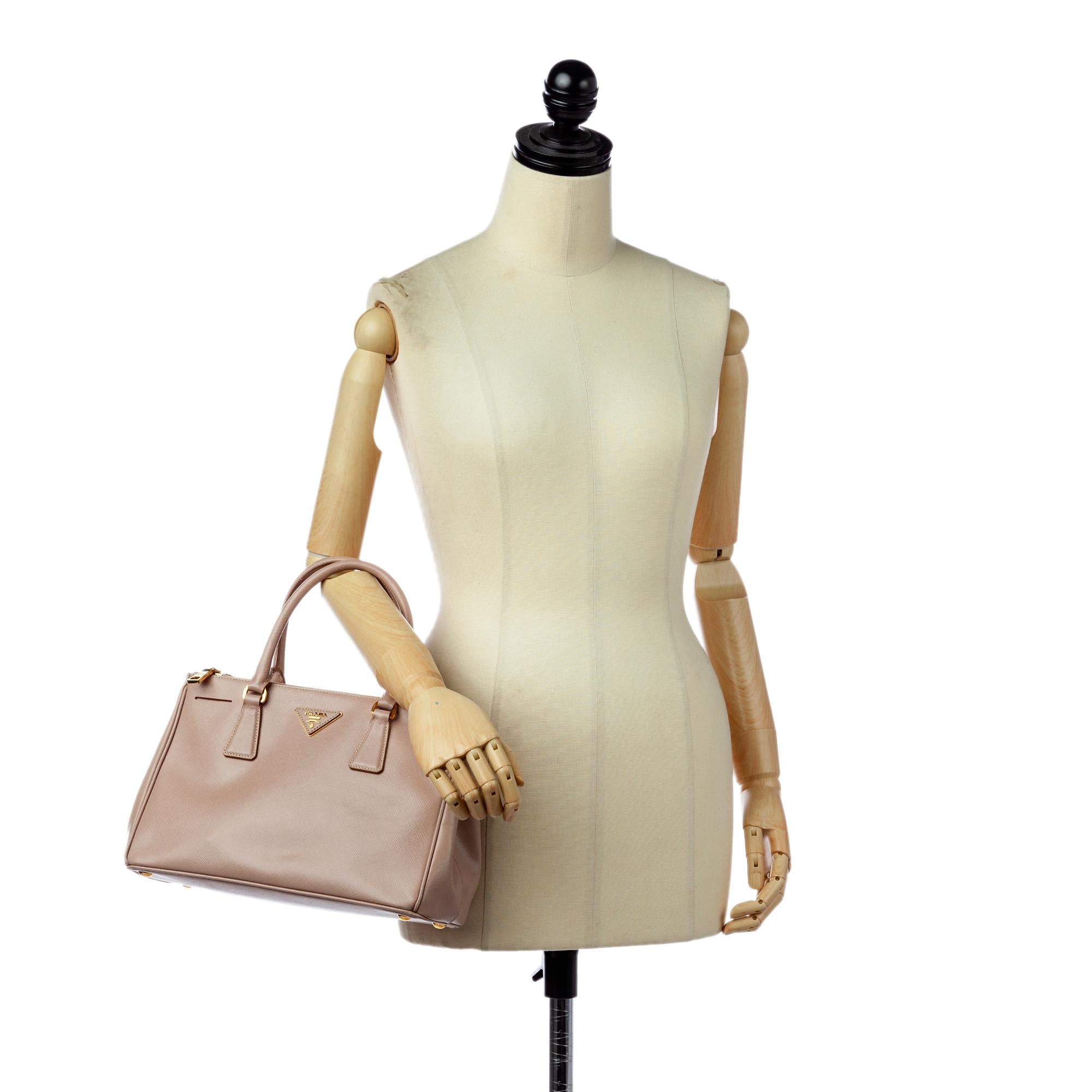 Prada Saffiano Galleria Handbag (SHG-26375)