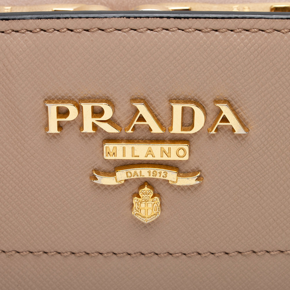 Prada Saffiano Leather Camera Shoulder Bag (SHF-15591)