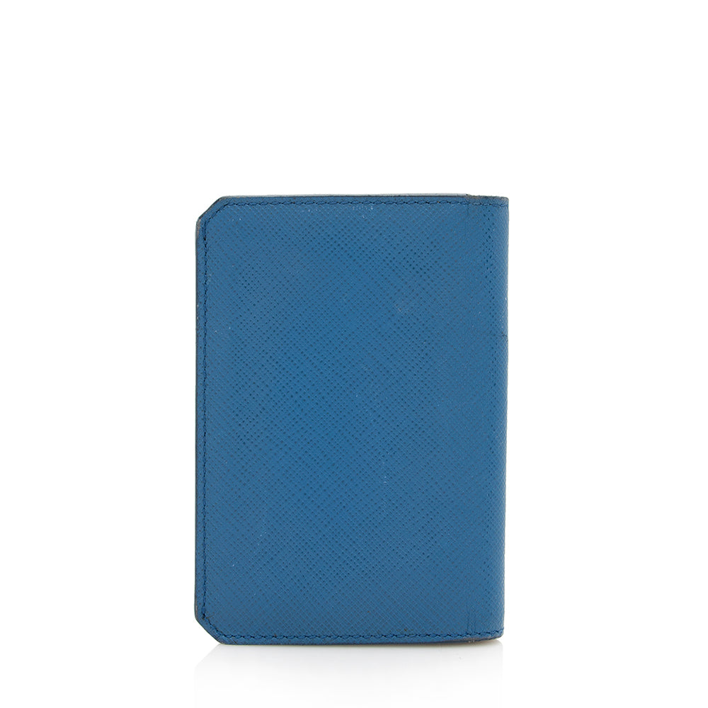 Prada Saffiano Leather Card Holder (SHF-15313)
