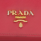 Prada Saffiano Leather Continental Wallet - FINAL SALE (SHF-17690)