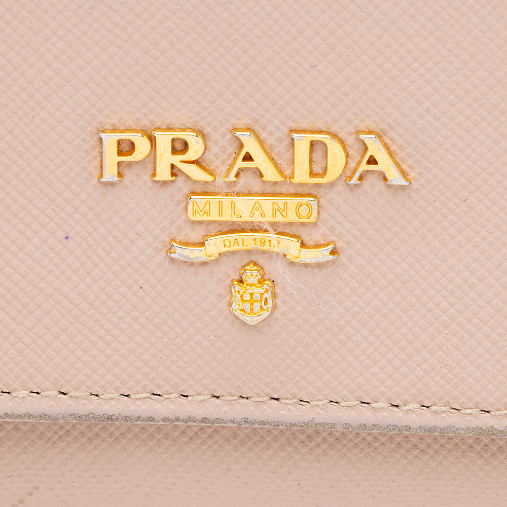 Prada Saffiano Leather Large Wallet (SHF-17947)