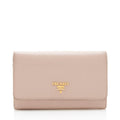 Prada Saffiano Leather Large Wallet (SHF-17947)