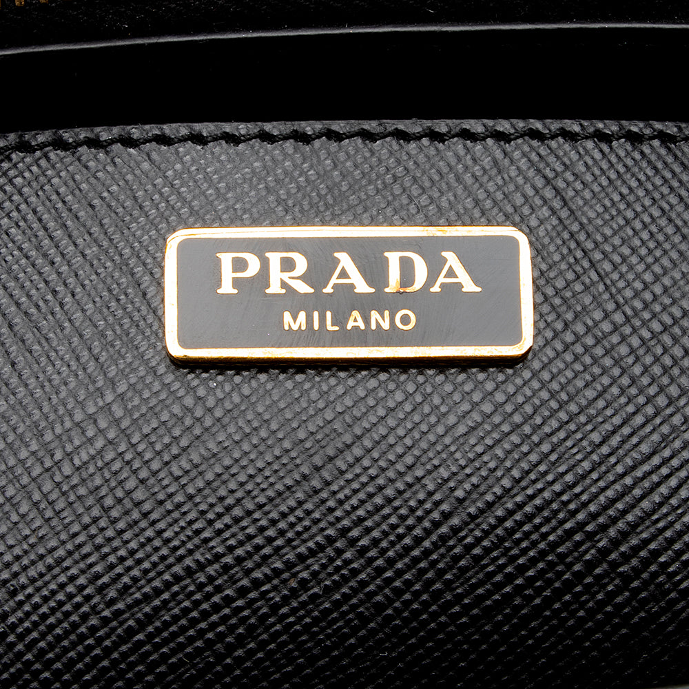 Prada Saffiano Leather Galleria Lux Micro Bag - FINAL SALE (SHF-18445)